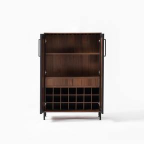 Oslo Home Bar Cabinet in Walnut