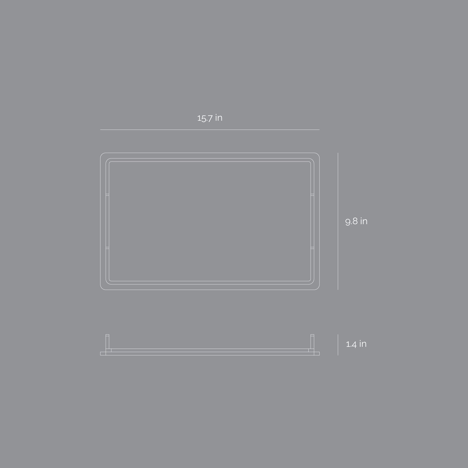 Collect Tray - Rectangle