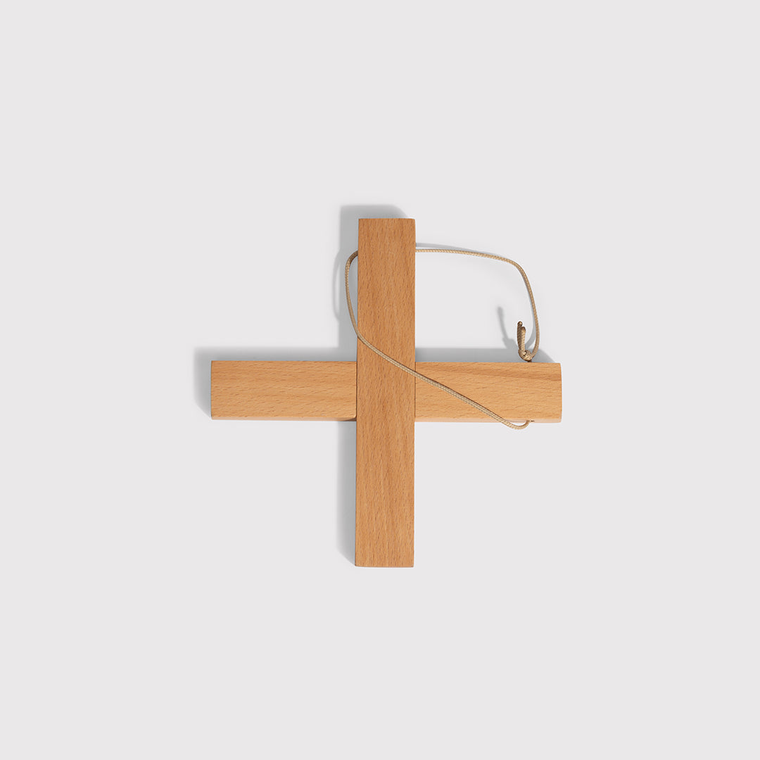 Teak Wooden Trivet - Cross