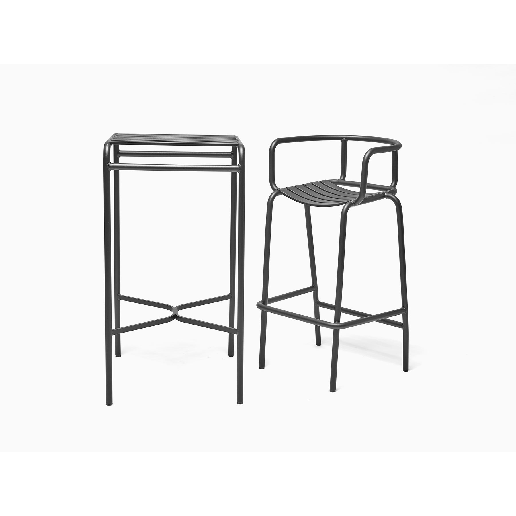 Bistro Barstool with Backrest