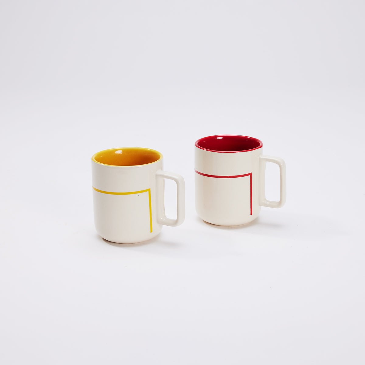 Bauhaus Coffee Mugs - Set of 2