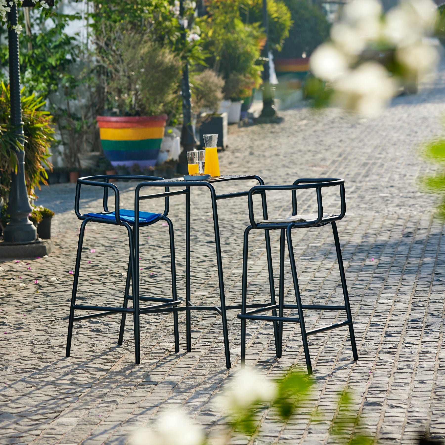 Bistro Barstool with Backrest